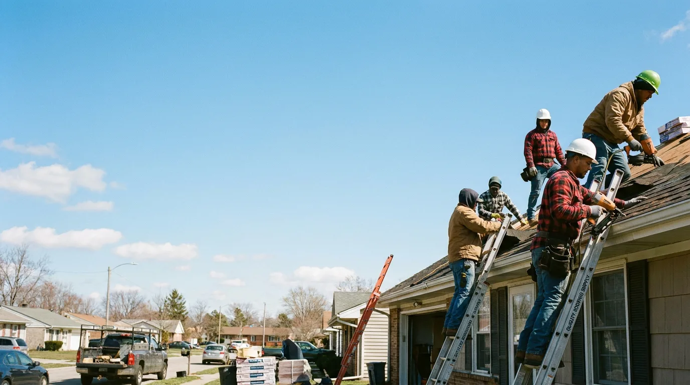 Roofing in Harveysburg, OH near me
